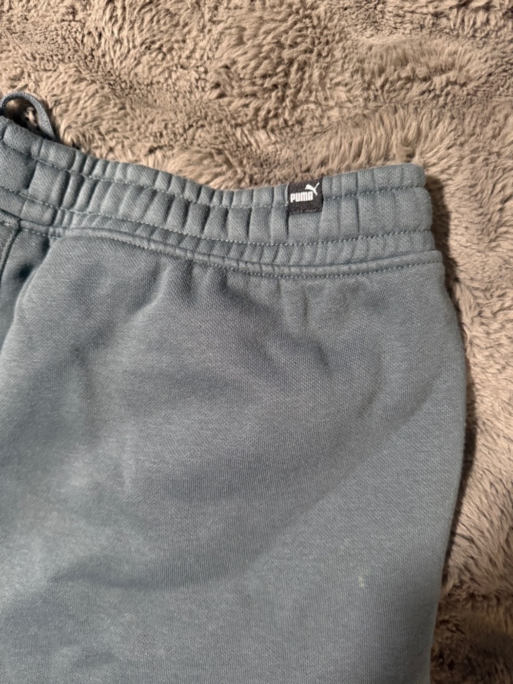 Puma Men’s Slate Blue Athletic Fleece Shorts - Picture 10 of 10
